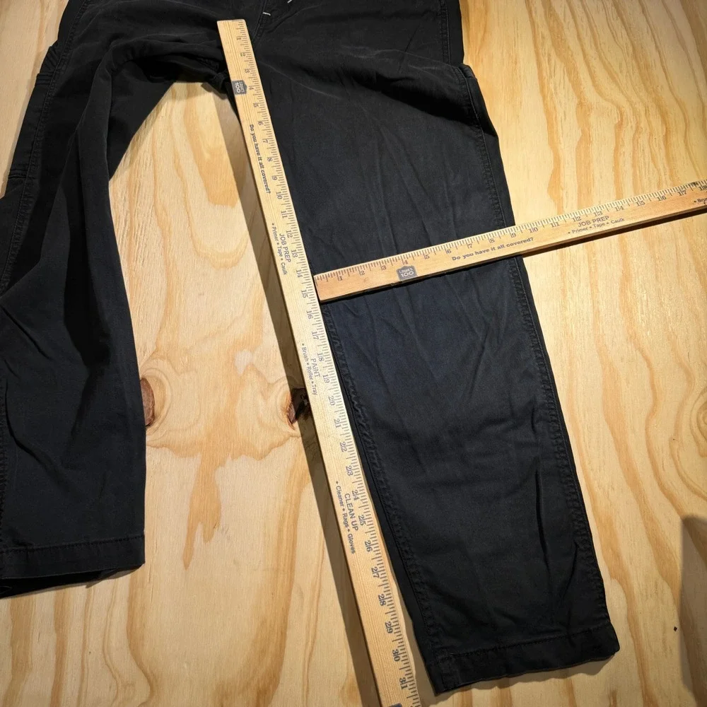 Levi's Men's Carpenter Pants Meteorite Black Utility Jeans Size 33